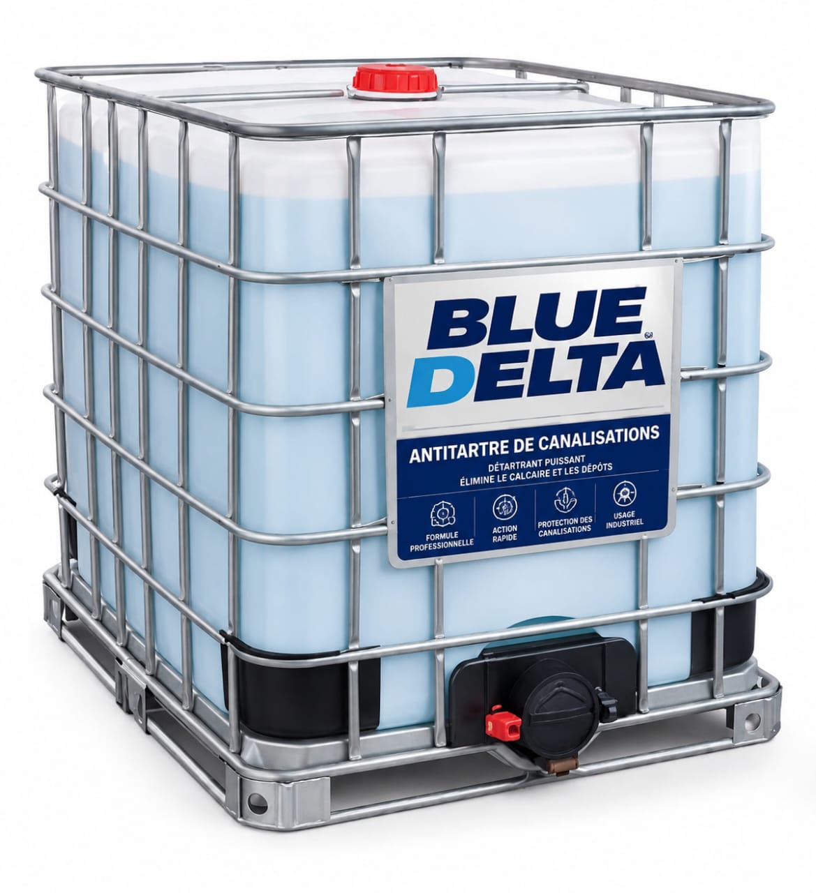 Antitartre en cuve BLUE DELTA — Cuve IBC